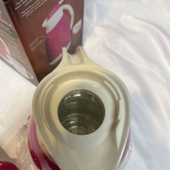 Mr. Coffee Carafe Hot Pink 1 Quart Double Wall Thermal Insulated 2013 NEW UNUSED - Picture 7 of 10